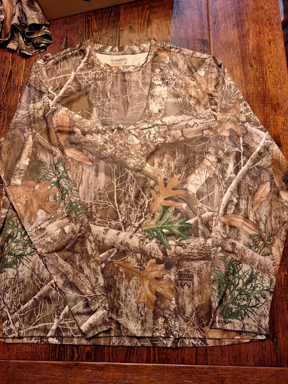 Magellan Outdoors Men's Long-Sleeve Realtree Camo Shirt - Brown/Green/Tan
